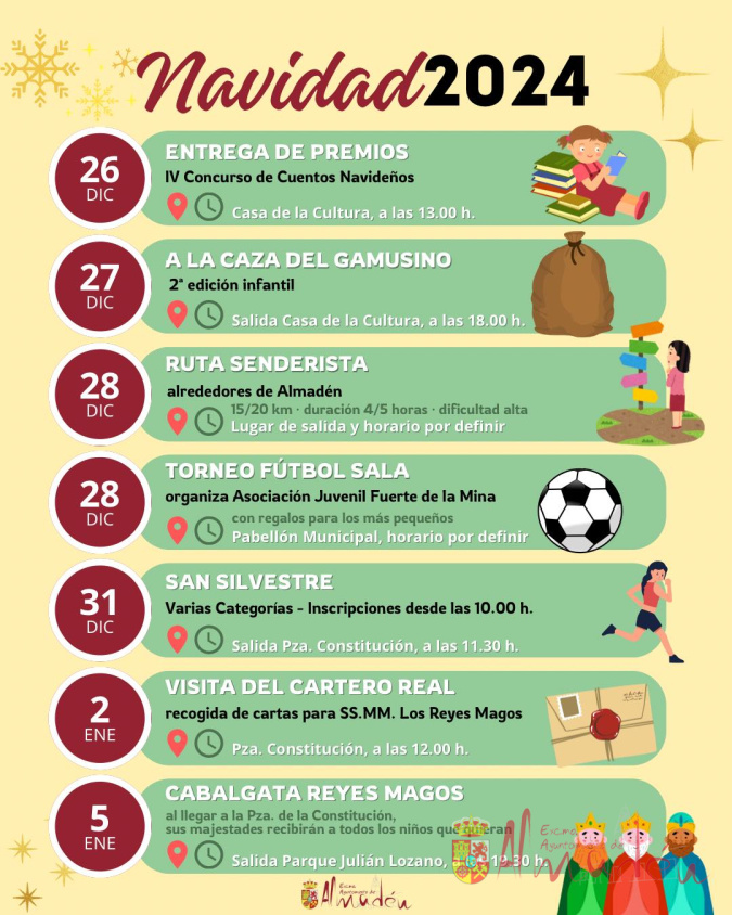 Almadén Navidad 2024