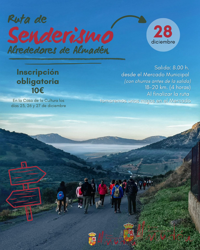 Ruta de senderismo alrededores de Almadén