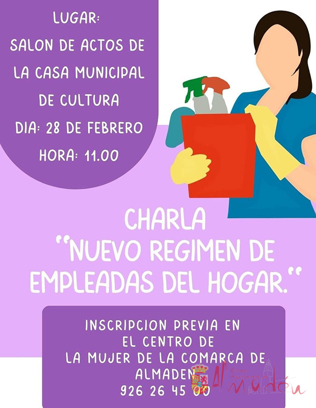 Charla 'Nuevo régimen de empleadas del hogar'