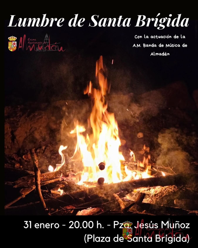 ¡Este sábado día 31 de enero es la Lumbre de Santa Brígida!