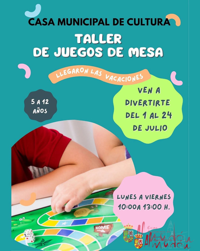  ¡Este verano, la diversión te espera en la Casa Municipal de Cultura de Almadén!