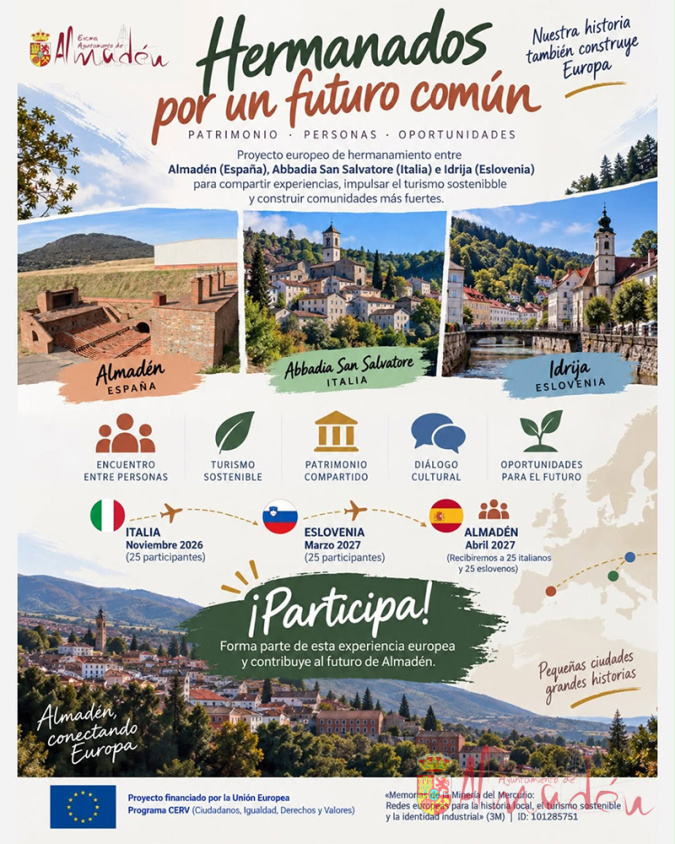¿Quieres participar en un proyecto europeo con Almadén?