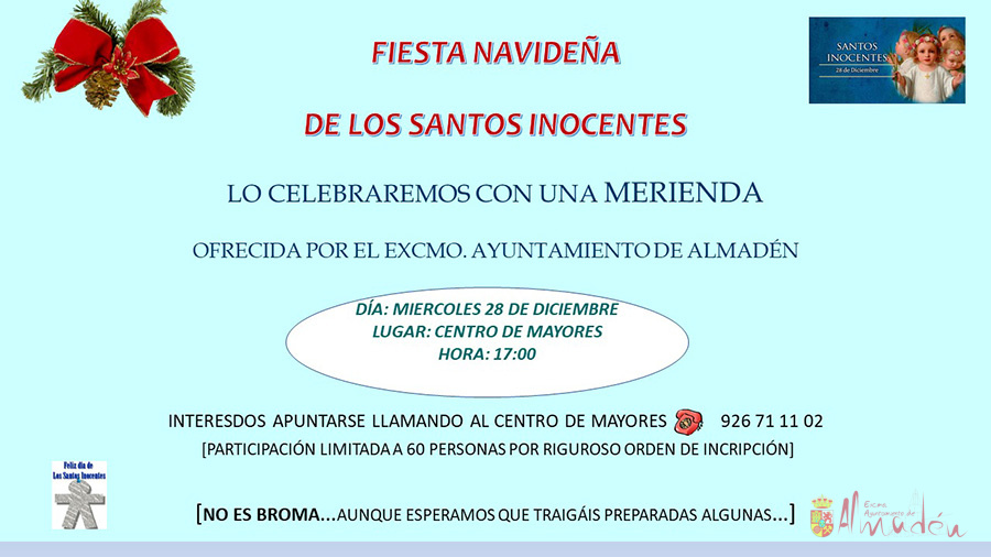 Fiesta Navideña de los Santos Inocentes
