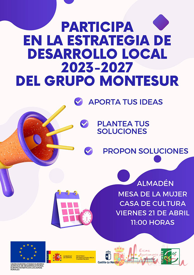 Mesas de participación. Estrategia de Desarrollo Local 2023-2027 en Almadén