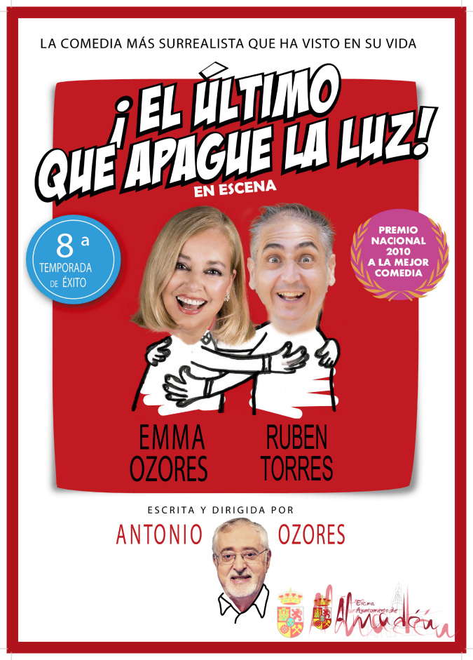 Emma Ozores encabeza el elenco de la comedia '¡El último que apague la luz!' en la Feria de Almadén