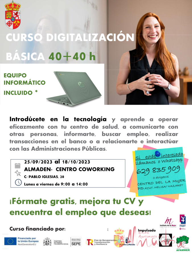 Digitalización Básica para las mujeres de Almadén