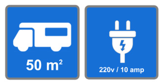 Servicios área autocaravanas