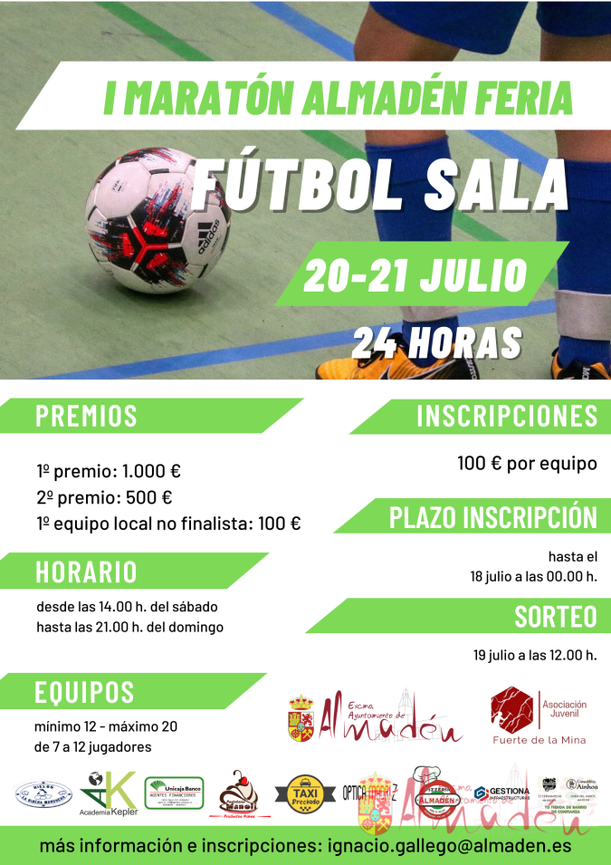 Almadén celebra el I Maratón de Fútbol Sala