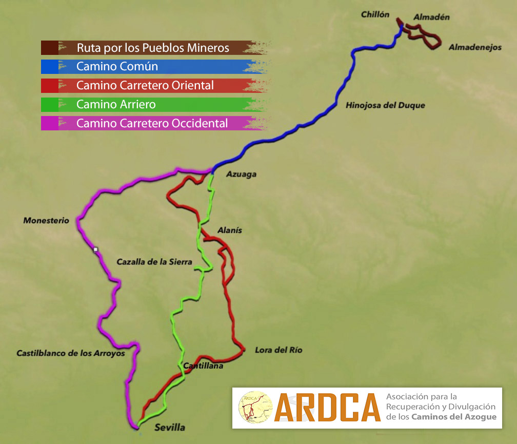 Rutas por los caminos del azogue